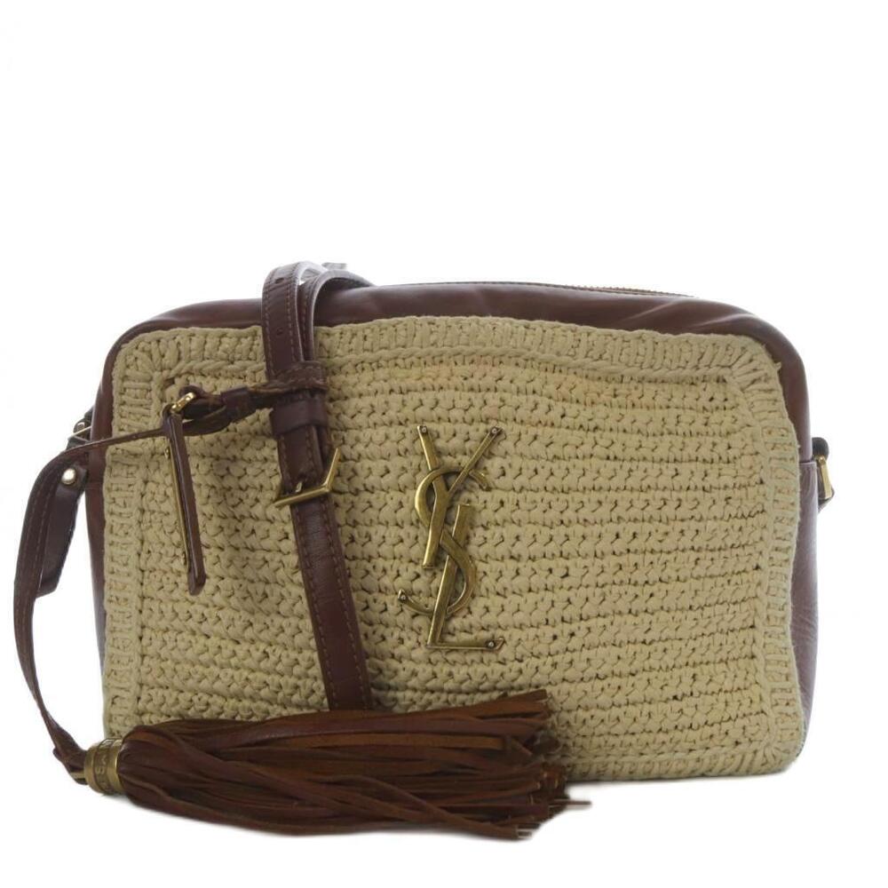 Saint Laurent Paris Lou Cassandra Tassel Shoulder Bag Camera Hobo Crossbody